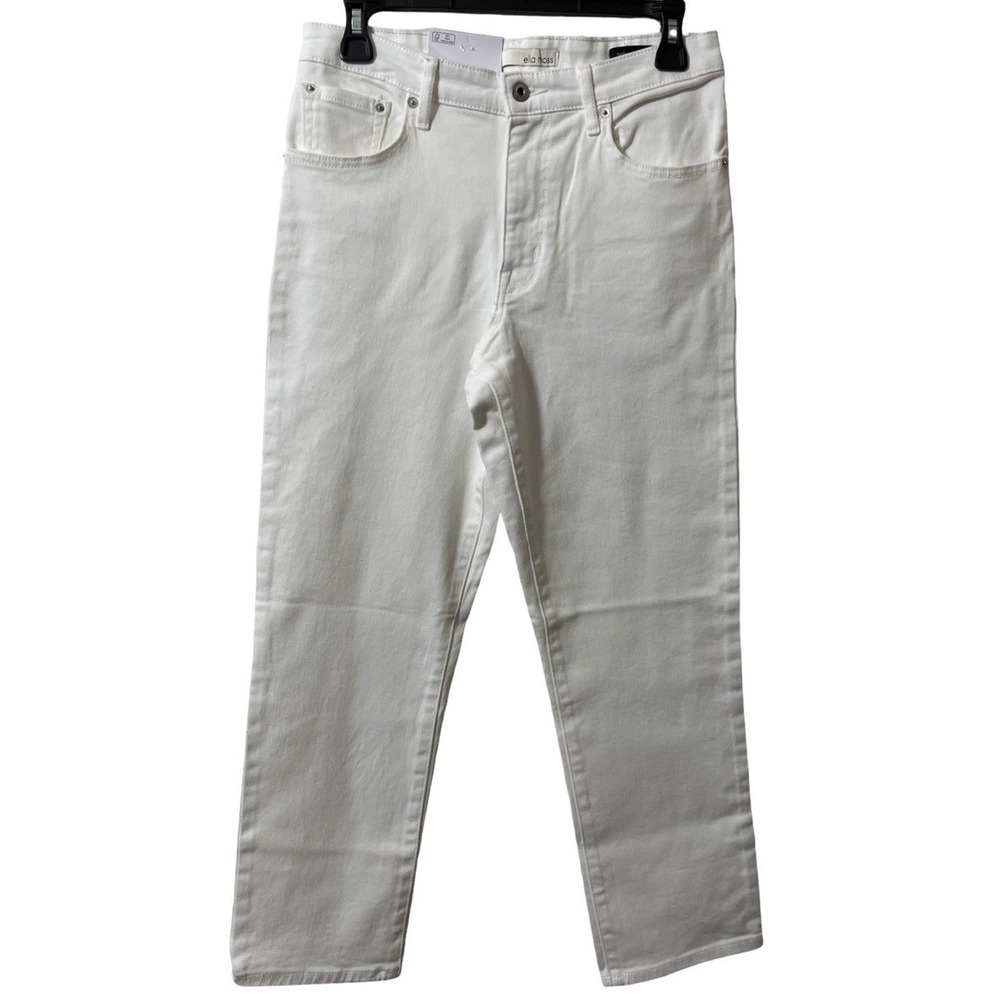 NWT Ella Moss Size 4/27 High Waist Rise Slim Straight Ankle Jeans Stretch Womens